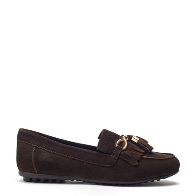 Essana Brown Suede Shoes