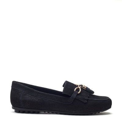 Essana Navy Suede Shoes