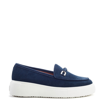Ettala Navy Suede Shoes