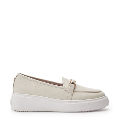 Ettala White Leather Shoes