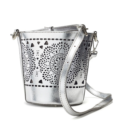 Eudia Bag Silver Leather 