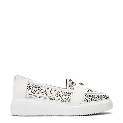 Eudia White Leather Shoes