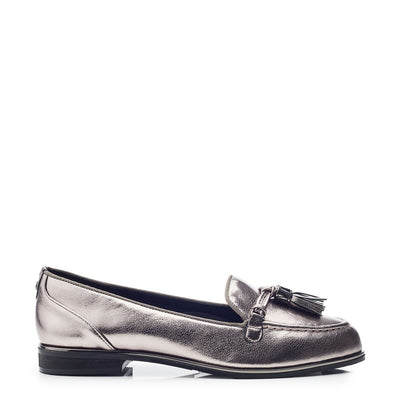Evvaa Pewter Metallic Shoes