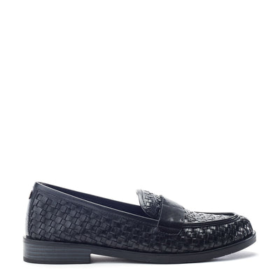 Farenza Black Leather Shoes