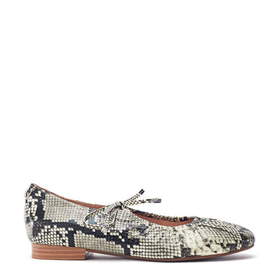 Faydra Grey Mix Snake Print Shoes