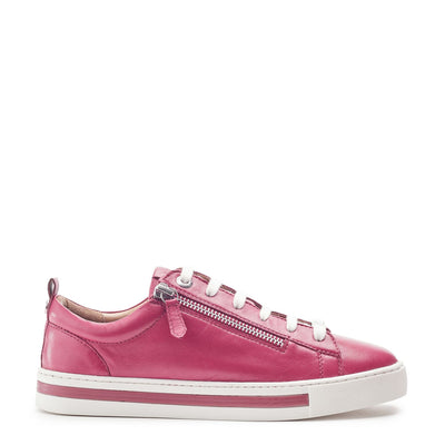 Federika Pink Leather Trainers