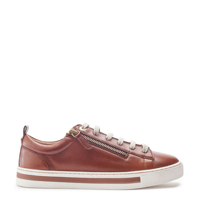 Federika Tan Leather Trainers
