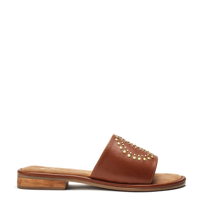Ferula Tan Leather Sandals