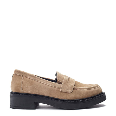 Fiella Taupe Suede Shoes