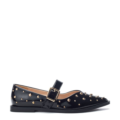 Fijia Black Patent Shoes
