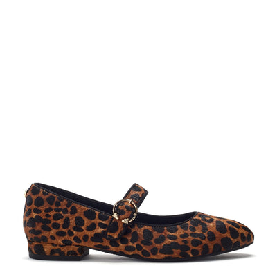 Firuta Leopard Pony Hair Shoes