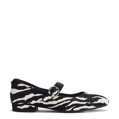 Firuta Zebra Pony Hair Shoes