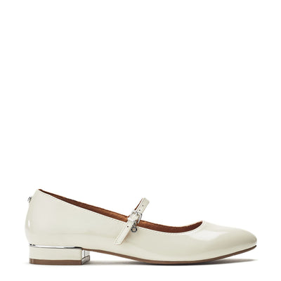 Florentin Off White Patent Leather Shoes