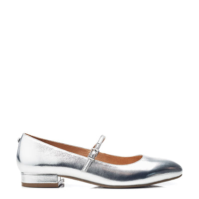 Florentin Silver Leather Shoes