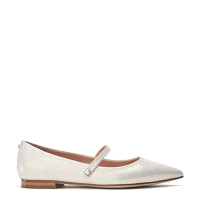 Flower Champagne Croc Shoes