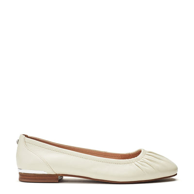 Freesia Off White Leather Shoes