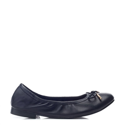 Freyani Black Leather Shoes