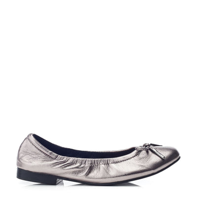 Freyani Pewter Leather Shoes