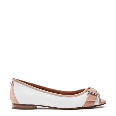 Frost White-Cameo Leather Shoes