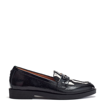 Fumia Black - Zebra Patent Leather Shoes