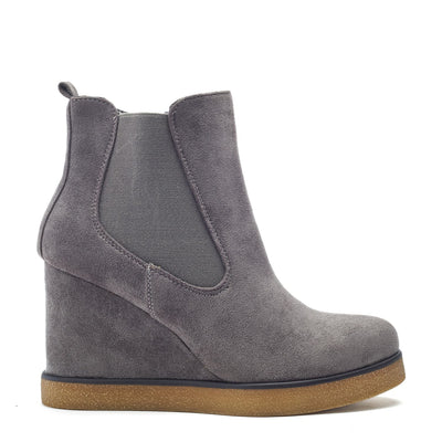 Gardenn Grey Alcantara Boots