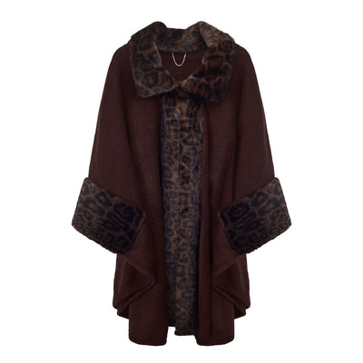 Gloria Poncho Leopard Textile 