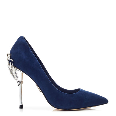 Illari Navy Suede Shoes