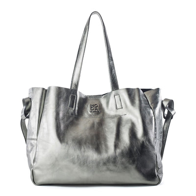 Indiana Bag Pewter Leather 