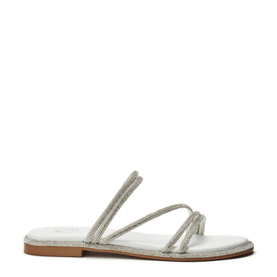 Jannay Silver Porvair Sandals