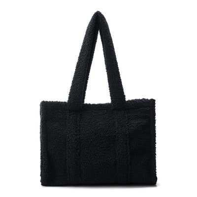 Jemima Bag Black Faux Fur 