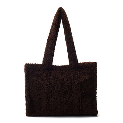 Jemima Bag Dark Brown Faux Fur 