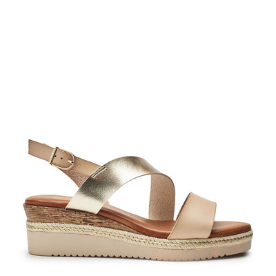 Joani Off White Porvair Sandals