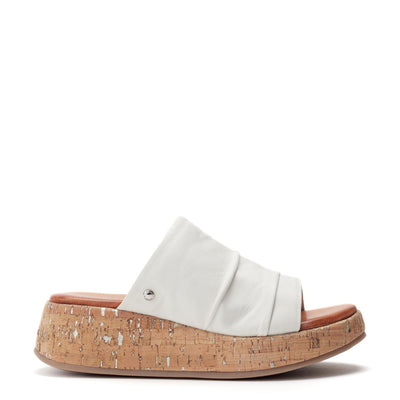 Kalimeres White Leather Sandals