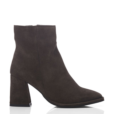 Kalinda Khaki Suede Boots