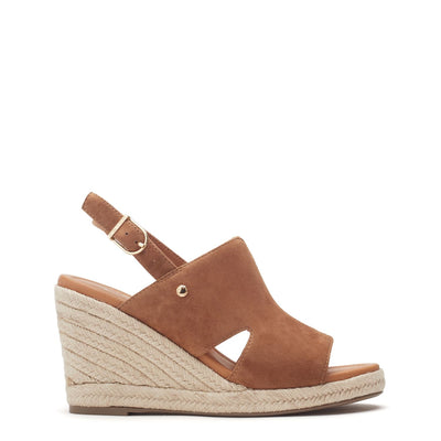 Kanji Tan Suede Sandals