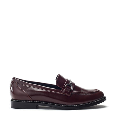 Kinzey Burgundy Leather Shoes