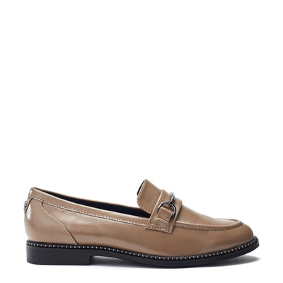 Kinzey Taupe Leather Shoes
