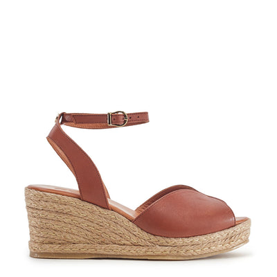 Kiona Tan Leather Sandals