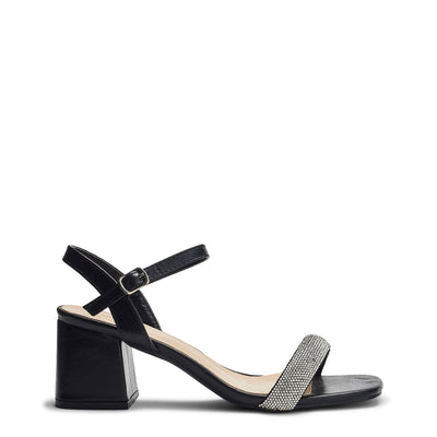 Lavaya Black Porvair Sandals