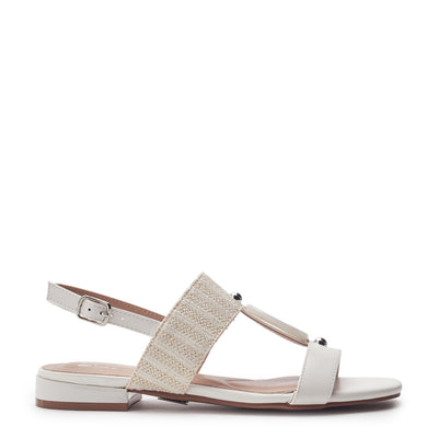 Lexiia White Porvair Sandals