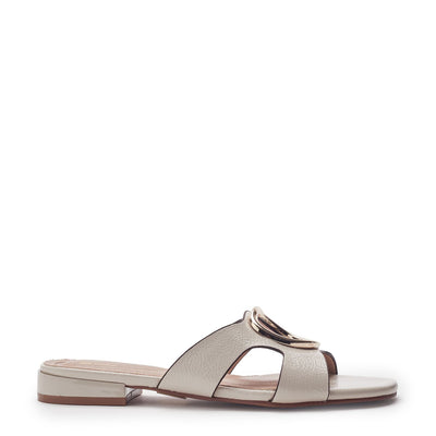 Liarra Off White Porvair Sandals