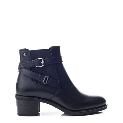 Libres Black Leather Boots