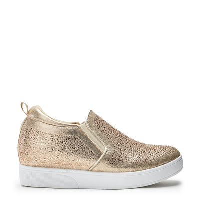 Liila Champagne Textile Trainers