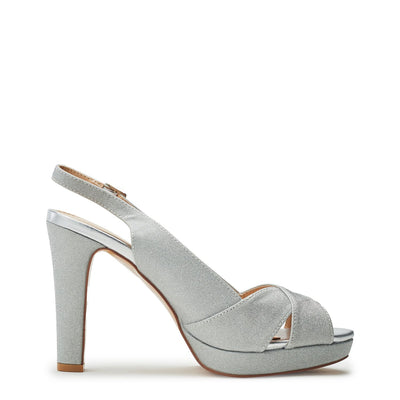 Lilora Silver Porvair Sandals