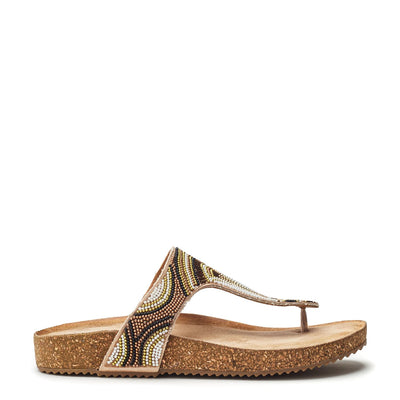 Lisara Beige Porvair Sandals