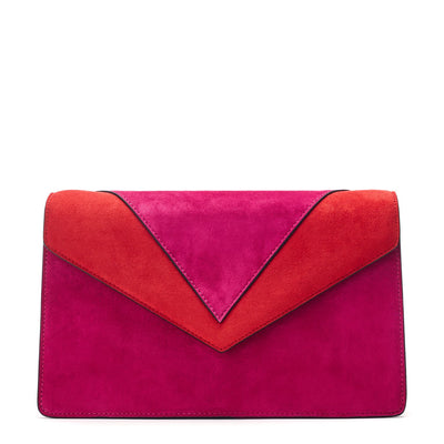 Livelia Clutch Pink Suede 