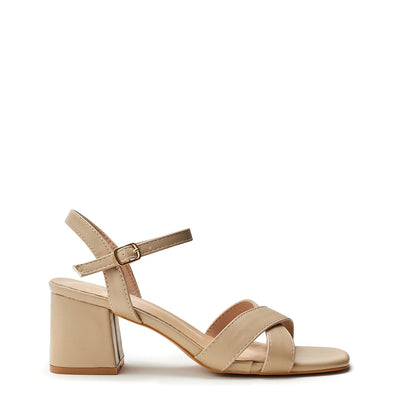 Livina Beige Porvair Sandals