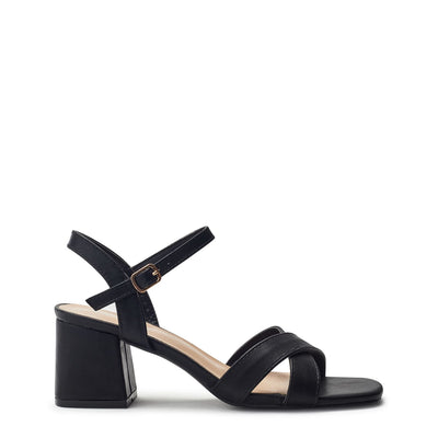 Livina Black Porvair Sandals