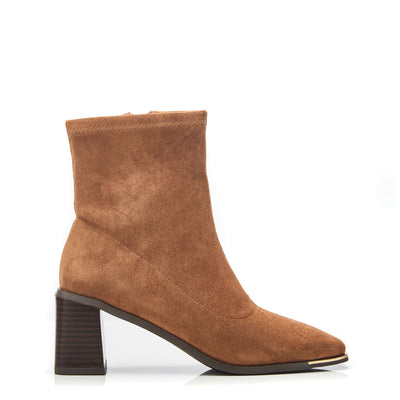 Loni Tan Alcantara Boots
