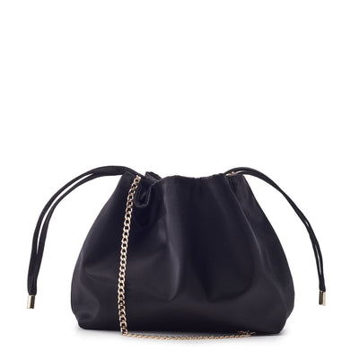 Lotty Bag Black Satin 